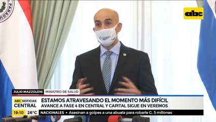 Mazzoleni recomienda a Abdo reducir sus reuniones