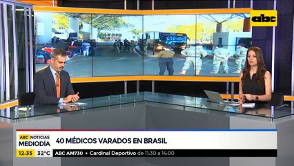 40 médicos paraguayos varados en el Brasil