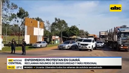 Enfermeros en guairá piden equipos de bioseguridad