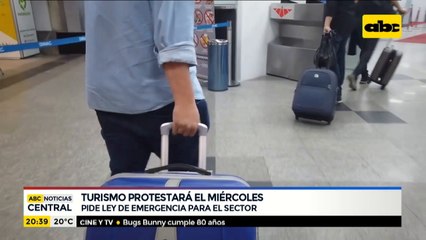 Turismo pide ley de emergencia para ese sector