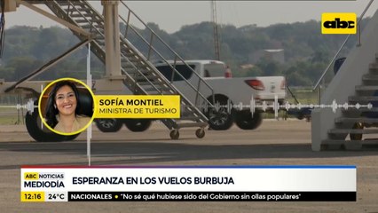 Tienen "esperanza" en los vuelos burbuja