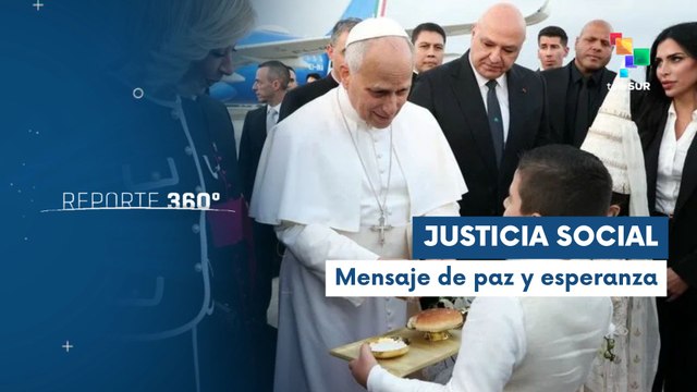 El Papa León XIV llega a Líbano