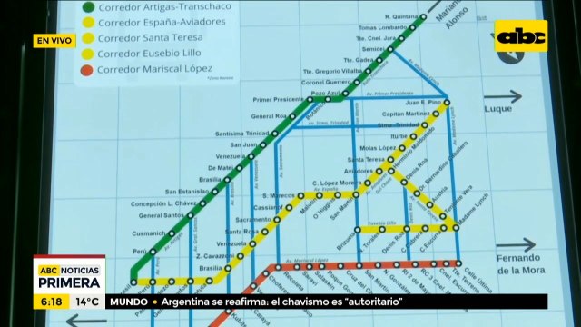 Paradas inteligentes en Asunción