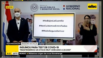 Mazzoleni descarta colapso del sistema de Salud