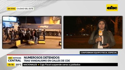 52 detenidos tras protesta en calles de CDE