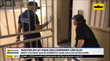 Insisten en ley para descomprimir cárceles