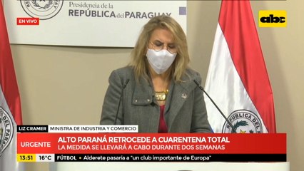 Varios sectores deberán cerrar tras retroceso de fase en Alto Paraná