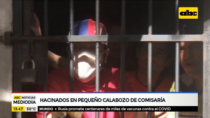 Detenidos hacinados en pequeños calabozos de comisarías