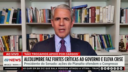 ALCOLUMBRE ACUSA O GOVERNO LULA DE INTERFERIR NO SENADO | OS PINGOS NOS IS - 01/12/25