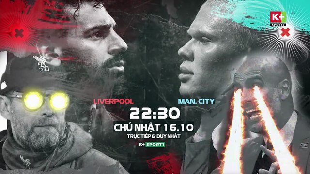 Liverpool - Manchester City : Đại chiến tại Anfield | Vòng 11 Ngoại hạng Anh 2022/23