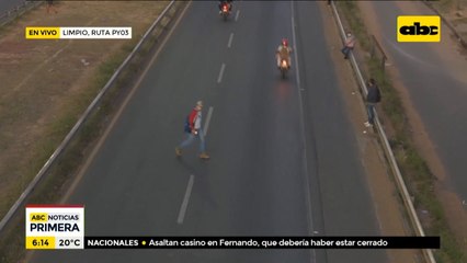 Paradas improvisadas sobre la Ruta PY 03