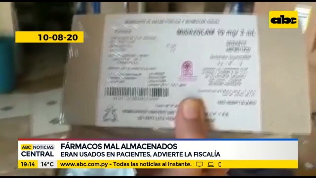 Fármacos mal almacenados eran usados en pacientes