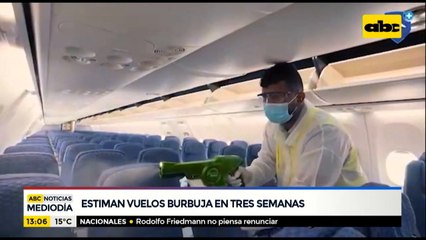 Estiman vuelos burbuja en tres semanas