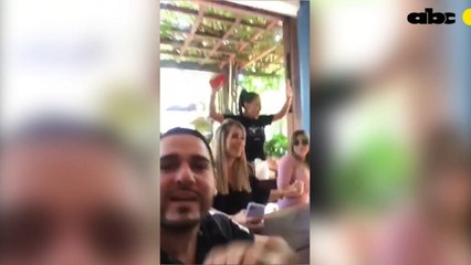 Viceministro Juan Carlos Portillo participó del cumpleaños de "Maga" Caballero