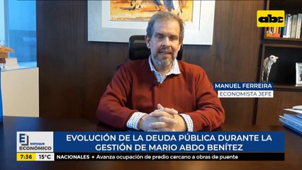 Enfoque Económico: Evolución de la deuda pública durante el gobierno de Abdo