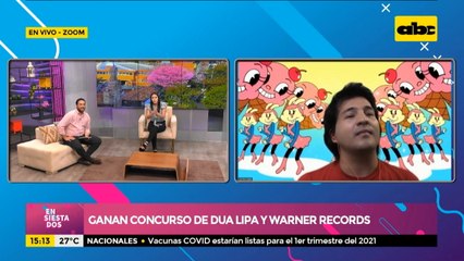 Paraguayos ganaron un concurso de Dua Lipa y Warner Records
