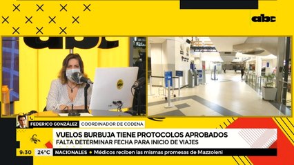 Esperan que "vuelos burbuja" empiecen a operar en un mes