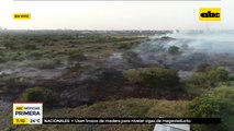 Bomberos controlan incendio en zona de la bahía de Asunción