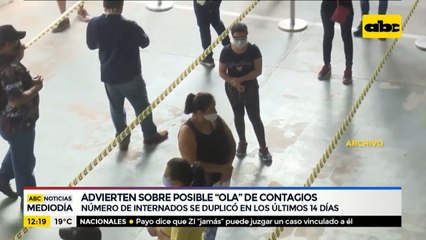 COVID-19: Advierten sobre posible ola de contagios