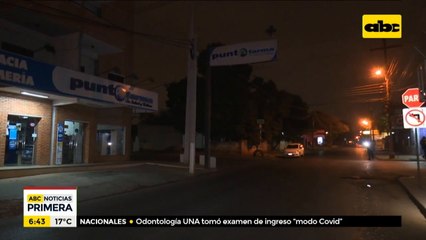 Roban dinero y perfumes de una farmacia en San Lorenzo