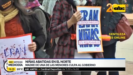 Madre de una de las niñas abatidas culpa al Gobierno