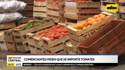 Comerciantes piden que se importen los tomates