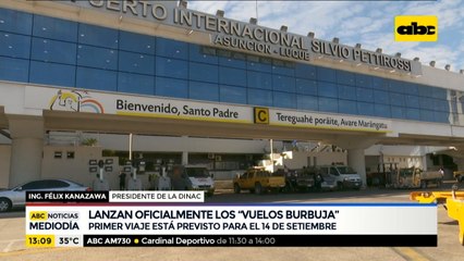Lanzan oficialmente los vuelos burbuja con Uruguay