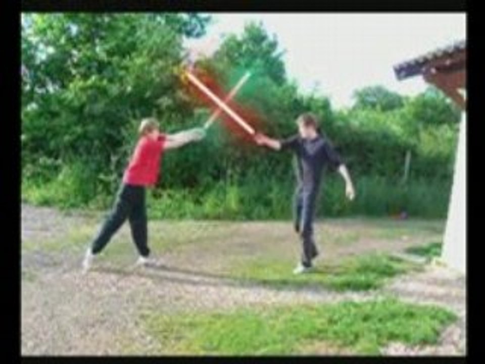 Star wars duel jardin