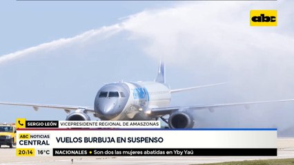 Suspenden vuelo burbuja entre Paraguay - Uruguay