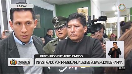 Se presentó en la Fiscalía y lo aprehendieron: Rubén Ríos es investigado por el caso de harina en Emapa