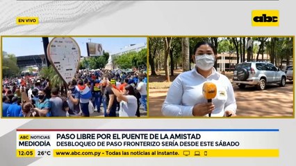 Confirman apertura total del Puente de la Amistad