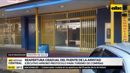 Aprueban reapertura gradual del Puente de la Amistad