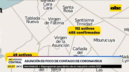 Sajonia, Barrio Obrero y Trinidad, epicentros de Covid en Asunción