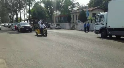 Manifestación de comerciantes de Ayolas