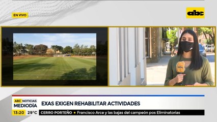 Exas piden rehabilitar actividades deportivas
