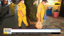 Bomberos de San Lorenzo comparten sus donaciones