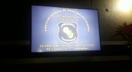 Incautación de un gran cargamento de marihuana en PJC