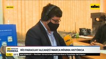 Río Paraguay alcanzó marca mínima histórica