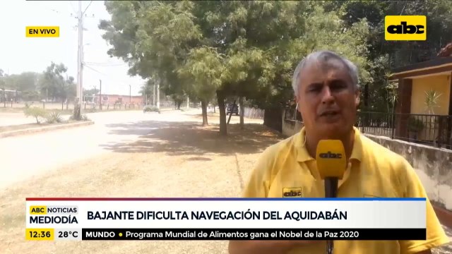Bajante dificulta navegación del Aquidabán
