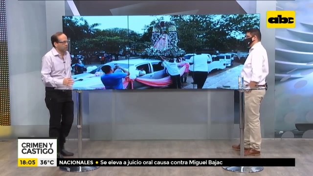 Familiares de secuestrados en procesión de virgen del Rosario