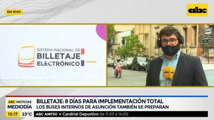 A 8 días de la implementación total del billetaje electrónico