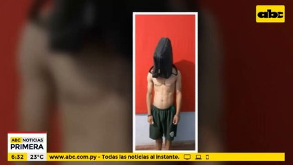 Joven se entregó tras robo domiciliario en San Lorenzo