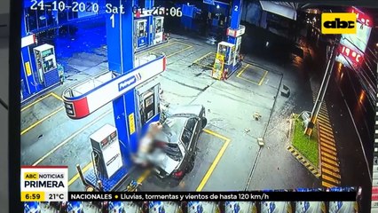 Aparatoso accidente en Capiatá