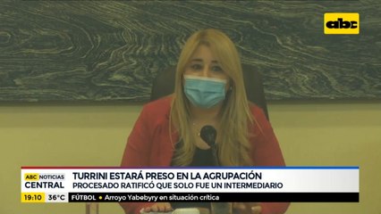 Turrini estará preso en la Agrupación Especializada