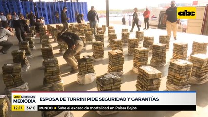 Esposa de Turrini teme por su vida y pide seguridad y garantías