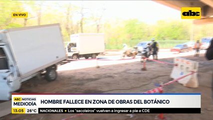 Fatal accidente en zona de obras del corredor vial botánico