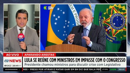 Lula se reúne com ministros em meio a impasses com o Congresso