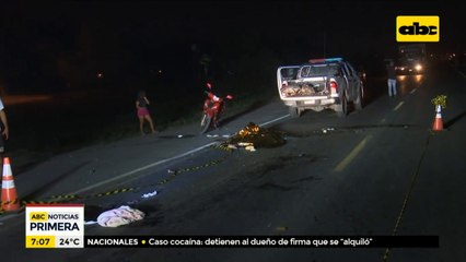 Dos fallecidos tras accidente de tránsito en la Transchaco