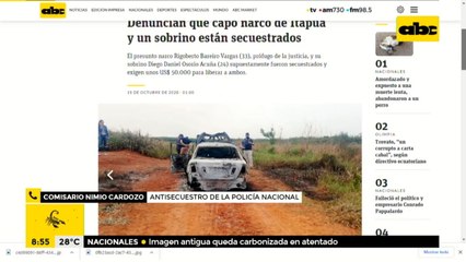 Encuentras cuerpos de capo narco y su sobrino en Itapúa