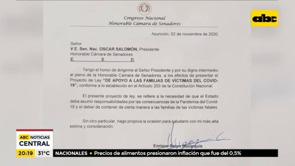 Pago a familiares de fallecidos: Buzarquis retiró cuestionado proyecto de ley